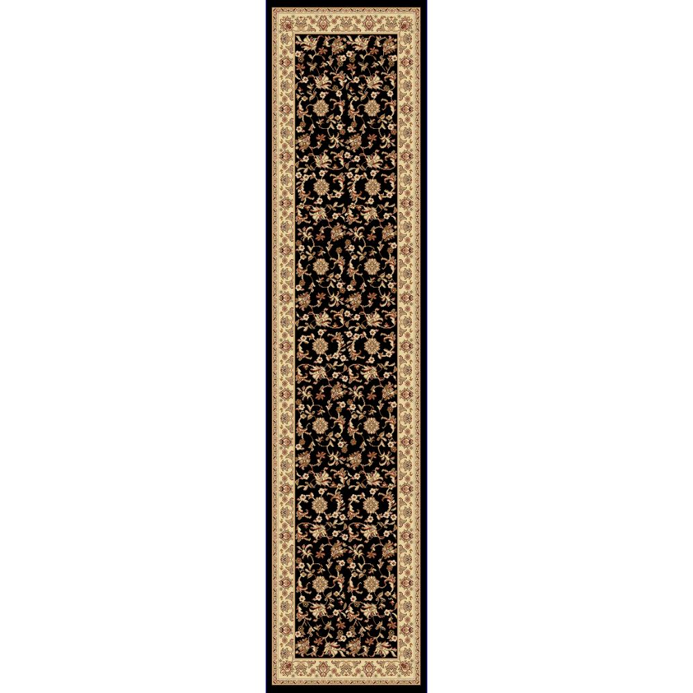 Dynamic Rugs 58017-090 Legacy 2.2 Ft. X 7.7 Ft. Finished Runner Rug in Black
